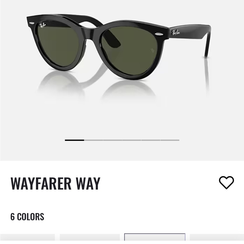 Ray-Ban Black Wayfarer Sunglasses with Green Lenses